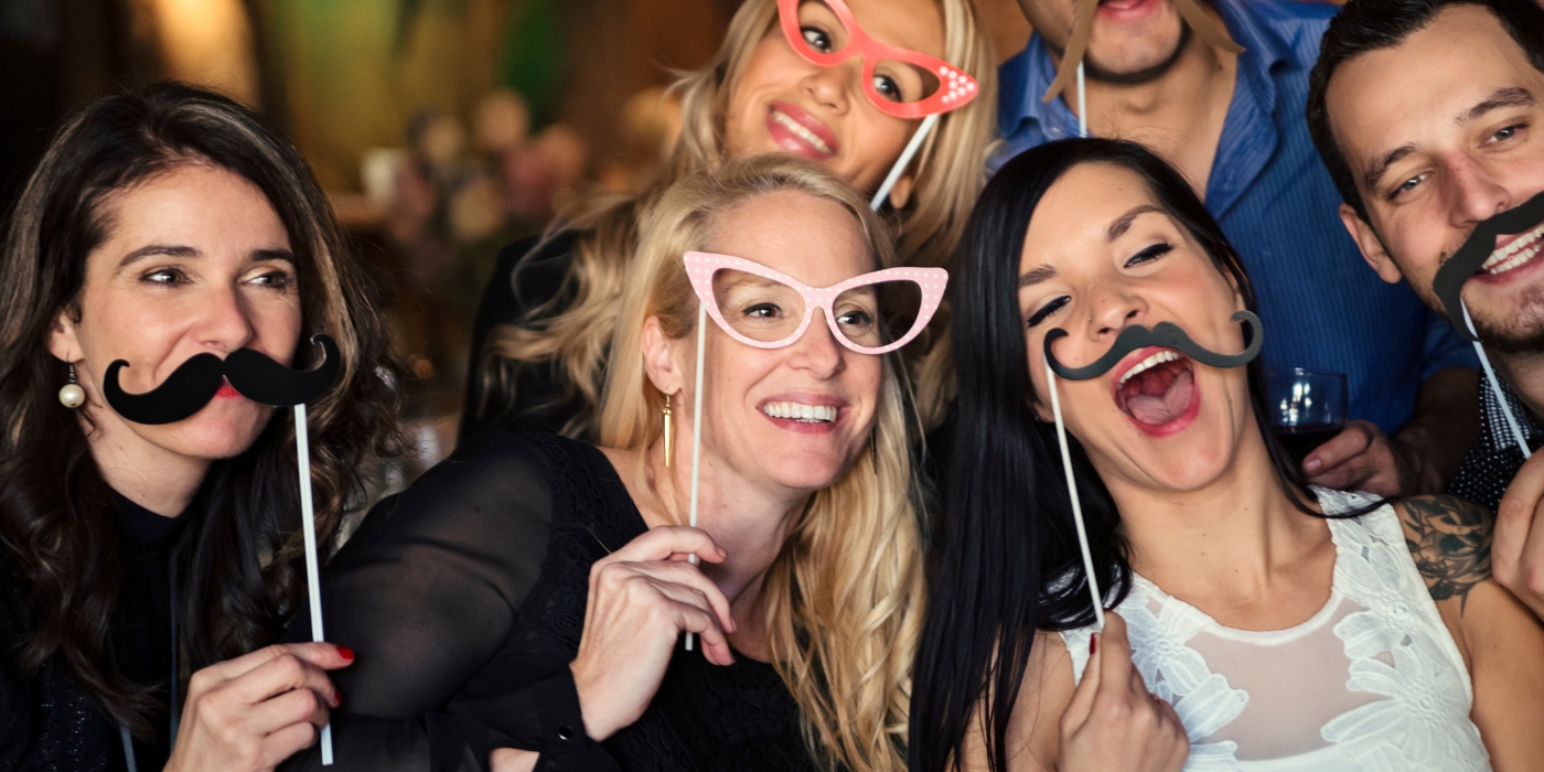Fun, modern photo booth hire in Melbourne for weddings, parties and events. Unlimited prints, props and digital copies to keep your guests laughing all night.